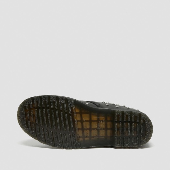 Dr. Martens Men\'s 1460 Stud Black Wanama Leather 8-Eye US 11 Ret. $210!!
